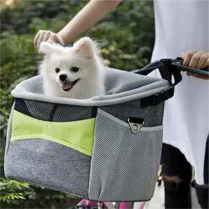 Huisdier Fiets Drager Waterdichte Hond Fiets Mand Tas Verstelbare Huisdier Reistas Veilig Hond Rugzak Drager Één Schouder