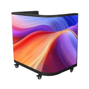 Bar DJ Otel Butik Güzellik Salonu LED Ekran Resepsiyon Bankosu Medikal Spa LED Ekranlı Resepsiyon Bankosu Kasa Resepsiyon Masası - Product Image 3