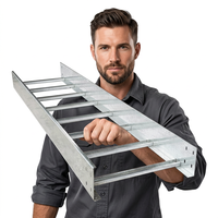 Cheminées de câblage perforées en alliage d'aluminium anodisé ventilé pour la construction industrielle et le câblage de serveurs haute densité