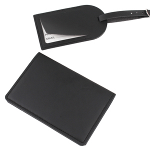 Porta Tarjetas de Color Sólido de PU con Logotipo Bordado Original, Etiquetas de Equipaje Originales para Computadora, Etiquetas de Identificación para Pasaporte con Protección RFID, 14X10cm - Product Image 3