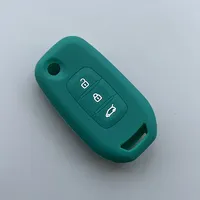 Housse de clé de voiture en silicone de haute qualité pour Kadjar, coque de clé pliable à 3 boutons