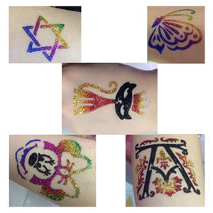 Tatuaggi <span class=keywords><strong>personalizzati</strong></span> <span class=keywords><strong>temporanei</strong></span> 20 colori decorazione del corpo Flash tatuaggio festa di Halloween Body Art tatuaggio - Product Image 6