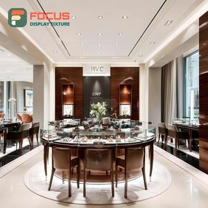 Modern Jewelry Retail Display System Polished Surface Jewelry Shop Jewelry Cabinet - Product Image 4