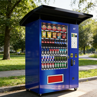 Distributeur automatique intelligent de snacks et de boissons avec système Nayax pour les magasins de loisirs et les salles de sport