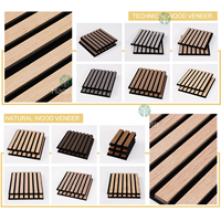 Panneau Mural Acoustique en Bois pour Décoration Intérieure, Panneau Phonoabsorbant pour Studio d'Enregistrement