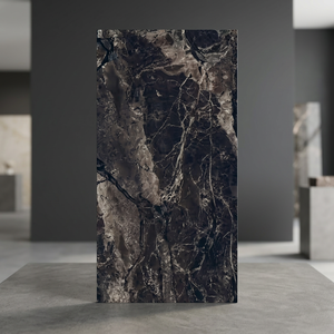 Azulejos de porcelana brillante Kenya Nero Grande 800x1600mm con diseño de mármol premium para proyectos en África Oriental - Product Image 2