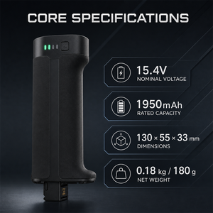 Batterie de remplacement en gros 15,4 V 1950 mAh pour poignée de batterie <span class=keywords><strong>DJI</strong></span> <span class=keywords><strong>Ronin</strong></span> RS BG30, compatible avec les stabilisateurs de caméra RS <span class=keywords><strong>2</strong></span>, RS 3 <span class=keywords><strong>Pro</strong></span>, RS 4 <span class=keywords><strong>Pro</strong></span> - Product Image 2