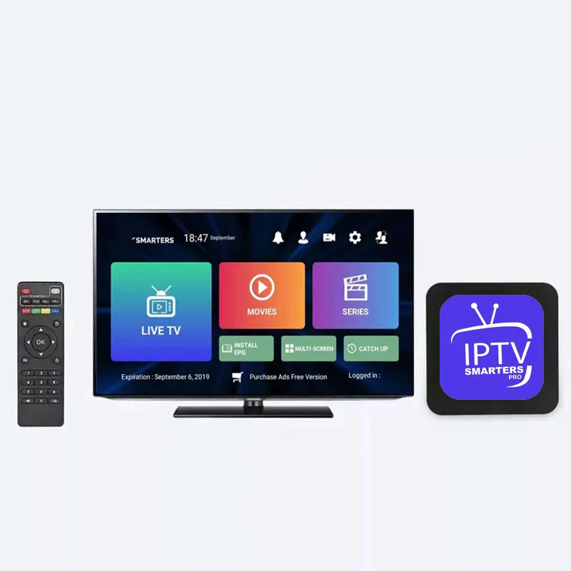 2024 più recente TV Box offre gratuitamente il pannello del rivenditore di abbonamento illimitato con codice IPTV di prova e xxx