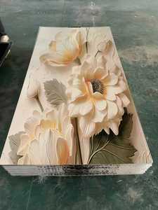 Matériaux <span class=keywords><strong>de</strong></span> construction <span class=keywords><strong>de</strong></span> qualité commerciale supérieure, matériaux décoratifs haute résistance, normes d'installation d'ingénierie, panneau mural à lattes - Product Image 2