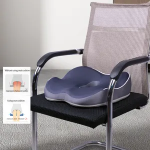 Heated Air Foam Stadium Seat Gel Infused Neck Support Neck Viscoelastic Orthopedic Pu Chair Memory Foam Office Seat Cushion