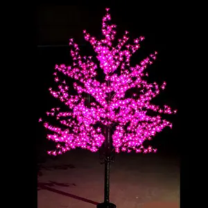 Светодиодное мини-дерево из пластика с цветущей вишни