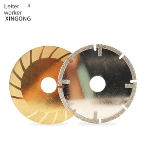 Xingong 4 pouces <span class=keywords><strong>disque</strong></span> abrasif en céramique 100mm moyen belles pièces de couture verre de Jade polissage tranche de diamant électrolytique - Product Image 4