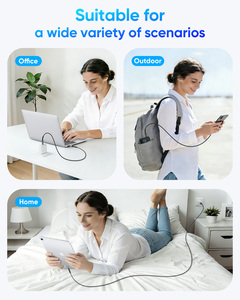 Ready to Ship SUNGUY CE Certified USB C 240W 0.3m Fast Charging USB Data Cable USB-Ladekabel for Mobile Phone and Car - Product Image 4