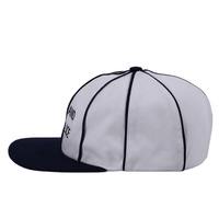 Casquette de baseball unisexe de haute qualité à 6 panneaux, en sergé, avec impression personnalisée, visière légèrement incurvée, fermeture snapback, style hip-hop