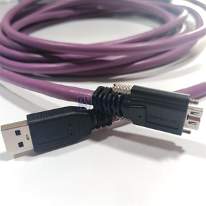 Câble Usb 3.0 <span class=keywords><strong>Aoc</strong></span> type-a vers Micro B avec vis hybride câble de caméra optique actif industriel pour la Vision industrielle - Product Image 1