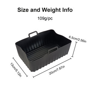 Moules de cuisson en silicone résistants <span class=keywords><strong>à</strong></span> la chaleur, durables, pour gratins, ustensiles de pâtisserie réutilisables, compatibles lave-vaisselle et friteuse <span class=keywords><strong>à</strong></span> air chaud - Product Image 5