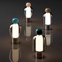 Lampes de table LED tactiles en forme d'humanoïde, style nordique minimaliste, pour salons, salles à manger et chambres à coucher (vente en gros)