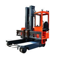 Montacargas Eléctrico Multidireccional de 3500 kg MiMA Sideloader con Batería de Plomo-Ácido, Desplazador Lateral Hidráulico, Neumáticos de Poliuretano, Diseño Estrecho