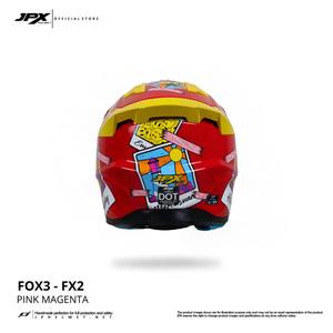 Casque de motocross JPX Fox 3 avec sangle magnétique, technologie de sangle magnétique sécurisée pour des aventures tout-terrain intenses. - Product Image 4