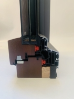 Ventanas de Alta Eficiencia Energética para Casas Pasivas con Marco Compuesto de Madera Revestida de Aluminio de Alto Rendimiento Penjoy
