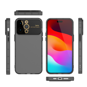 Custodia per cellulare opaca con protezione dell'obiettivo della <span class=keywords><strong>fotocamera</strong></span> di qualità Max con <span class=keywords><strong>Cover</strong></span> per Apple <span class=keywords><strong>Iphone</strong></span> 15 Pro 14 Max 13 12 <span class=keywords><strong>11</strong></span> - Product Image 3