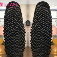 Pelucas de Cabello Humano Vietnamita Crudo con Cutícula Alineada al por Mayor, Pelucas Sin Pegamento con Encaje Suizo HD, Pelucas Frontales de Encaje para Mujeres Negras