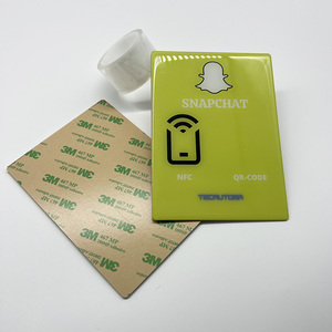 Autocollants d'étiquette de carte NFC étanches 13.56MHz 120*80mm époxy Google Review Circle modèle ISO avec interface de Communication RFID - Product Image 6