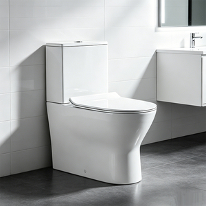 <span class=keywords><strong>Scarico</strong></span> a Parete in Ceramica a Due Pezzi, Facile da Pulire, Superficie Smaltata, <span class=keywords><strong>Scarico</strong></span> per WC di Alta Qualità - Product Image 4