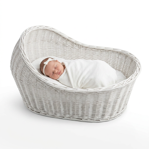 Silla de Madera Maciza Ecológica Premium para Bebés, Mesa Infantil, Set de Estudio, Trono de Barbero, Accesorios de Fotografía para Recién Nacidos, Sala de Estar - Product Image 1