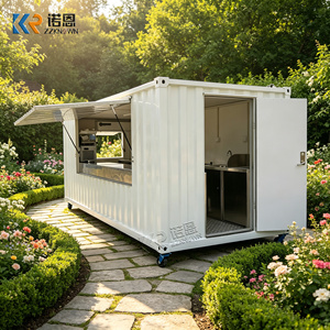 定制集装箱咖啡厅，带甜品店功能，不锈钢柜台，模块化餐厅 - Product Image 4