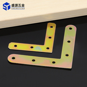 Shengyuan L-Shaped Iron Angle Brackets 90 Degree Colored Plated For Furniture Support - Product Image 2