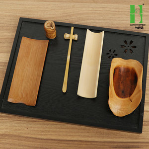 Juego de Té de Bambú Estilo Chino, Seis Herramientas para Té, Ecológico, Accesorios para la Ceremonia del Té Kung Fu, Origen Huzhou - Product Image 3