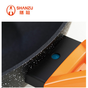 Shanchu Black Crystal Milk Pan 16cm Non-Stick Sauce Pan Household Cooking Pot With Lid - Product Image 3