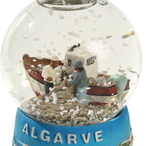 Bán buôn quả cầu tuyết Giáng sinh tùy chỉnh, làm thủ công, hình thành phố Algarve Mallorca, chất liệu nhựa resin 3D, quà lưu niệm bằng kính, có thể tùy chỉnh - Product Image 4