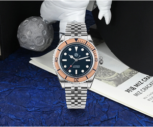 San <span class=keywords><strong>Martin</strong></span> SN0133 Vintage luxe hommes montre de plongée 40mm NH35 automatique mécanique saphir lunette J-type Bracelet étanche 200m - Product Image 2