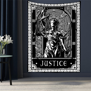 Personalizzato psichedelico nero sole tarocchi carta appeso a parete arazzo Hippie astrologia divinazione stregoneria stanza sfondo decorazione della parete - Product Image 1