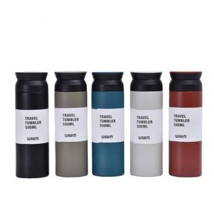 Hot bán <span class=keywords><strong>350ml</strong></span> phích cà phê Mug nước bằng thép không gỉ chai biểu tượng tùy chỉnh du lịch xe chân không bình cà phê cốc - Product Image 2