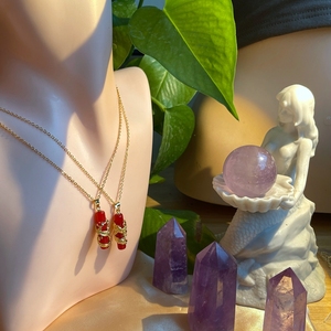 <span class=keywords><strong>2022</strong></span> Jialin 18พันทองชุบหินธรรมชาติจีนสีแดง<span class=keywords><strong>หยก</strong></span>มังกรจี้สร้อยคอ - Product Image 4