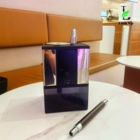 Narguilé électrique carré personnalisé lumière LED batterie écologique portable barre de voyage fumer Shisha Hookah sans charbon de bois Shisha