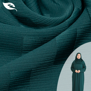 Tessuto in <span class=keywords><strong>Crepe</strong></span> Nida Jacquard Zoom Abaya per abiti da donna/Abaya produttori/nero coreano/multicolore/Nida/<span class=keywords><strong>Crepe</strong></span>/Dubai/arabo - Product Image 1
