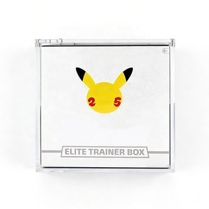 Boîte d'entraînement Elite <span class=keywords><strong>Pokémon</strong></span> personnalisée en acrylique avec épaisseur de 5+8 mm, version anglaise, boîte d'entraînement Elite magnétique en acrylique - Product Image 2