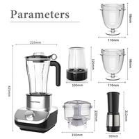 Robot culinaire Happy Partner, mixeur de cuisine, 304, briseur de paroi cellulaire, mixeur multifonctionnel