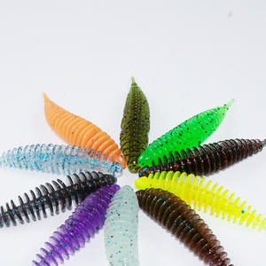 TOPIND 40mm 60mm appâts <span class=keywords><strong>de</strong></span> pêche en plastique ver <span class=keywords><strong>leurre</strong></span> souple <span class=keywords><strong>pour</strong></span> <span class=keywords><strong>truite</strong></span> basse - Product Image 2