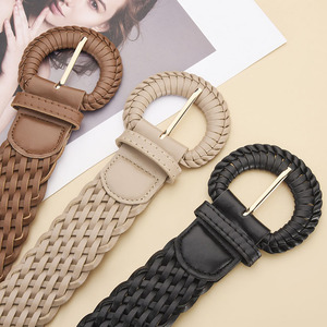 Nuevo Cinturón Trenzado de Cuero PU para Mujer, Cinturón Bohemio Versátil para Vestidos, Abrigos y Camisas Holgadas, Venta al Por Mayor - Product Image 6