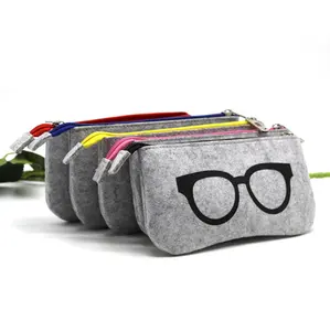 Felt Creative Sunglasses Storage Box Convenient Carry Glasses Pouch Glasses Storage Case