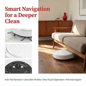 Aspiradora Robótica Inteligente con Filtro HEPA y Limpieza Automática para Uso Doméstico, Barre y Lava en Uno - Product Image 3