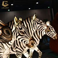 LFS-38 neue Design Zebra Laterne Gruppe LED Dekoration Tier Laterne für Festival