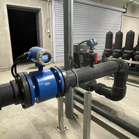 High Accuracy Rs485 Sanitary Water Beer Milk Food Industrial Electromagnetic Flowmeter