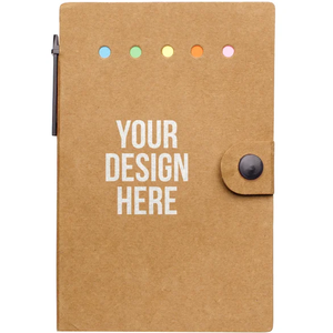 Promotional Eco-friendly Kraft Paper Memo <b>Notepad</b> Sticky Notes Logo Wholesale Creative Reusable Sticky Note Set - Product Image 1