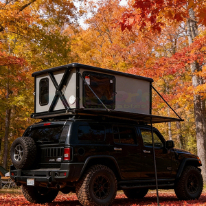 Tente de toit rigide en aluminium pour camping en plein air, tente de toit pour voiture 4 personnes, grande tente de toit rigide pour SUV - Product Image 1